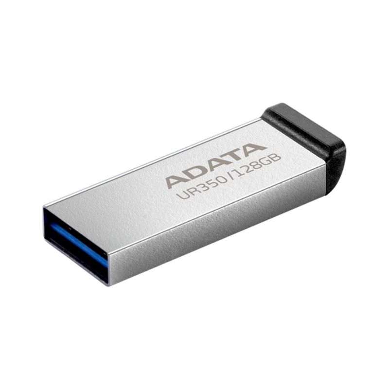 USB флеш накопитель ADATA 128GB UR 350 Silver/Black USB 3.2 (UR350-128G-RSR/BK)