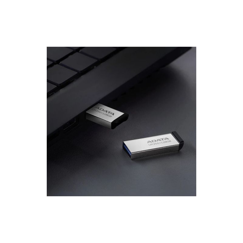 USB флеш накопитель ADATA 128GB UR 350 Silver/Black USB 3.2 (UR350-128G-RSR/BK)