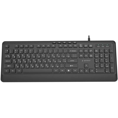 Клавіатура Gembird Slim Multimedia USB Black (KB-MCH-05-CYRL)