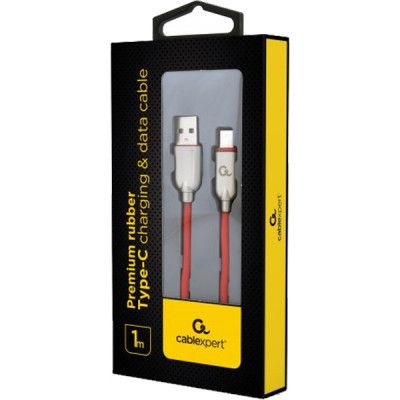 Дата кабель USB 2.0 AM to USB-C 1.0m Cablexpert (CC-USB2R-AMCM-1M-R)