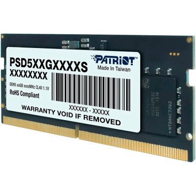 Модуль пам\'яті для ноутбука SoDIMM DDR5 8GB 4800 MHz Patriot (PSD58G480041S)