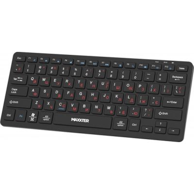 Клавіатура Maxxter (KBW-C01B-UA) Wireless UA Black (KBW-C01B-UA)