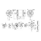 Двигатель для дрона SunnySky X4120 V3 650KV (X4120-650KV)