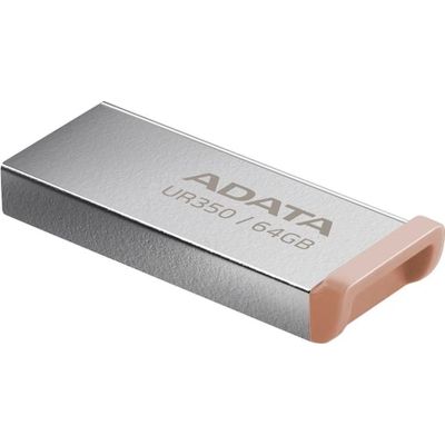 USB флеш накопичувач ADATA 64GB UR 350 Silver/Beige USB 3.2 (UR350-64G-RSR/BG)
