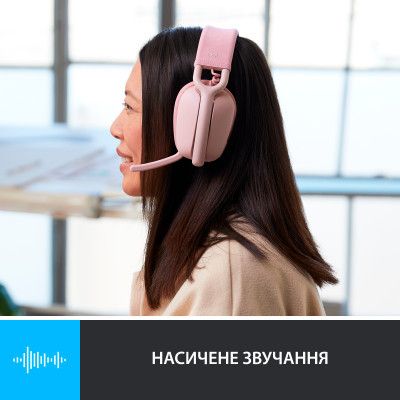 Наушники Logitech Zone Vibe 100 Wireless Rose (981-001224)