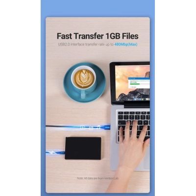 Дата кабель USB 2.0 AM to Mini 5P 1.0m black Vention (COMBF)