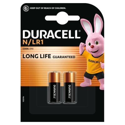 Батарейка Duracell N 1.5V лужна, LR1/E90/4001/AM5/MN9100 2 шт. в упаковці (5007465)