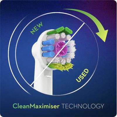 Насадка для зубной щетки Oral-B Pro 3D White, 2 шт (8006540847183)