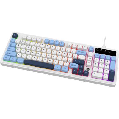 Клавиатура Ajazz AF98 USB UA White/Blue (AF98-GB)