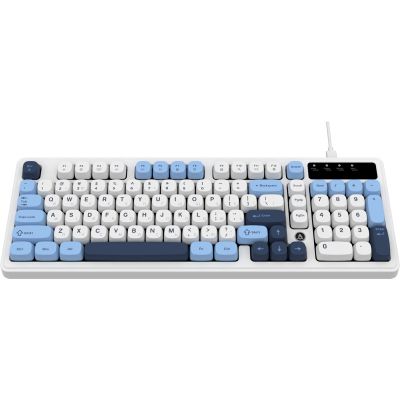 Клавиатура Ajazz AF98 USB UA White/Blue (AF98-GB)