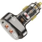 Зарядное устройство Essager 2xUSB + 1xUSB-C 125W QC3.0/PD3.0 Display Car Charger (ECC2AC-FM12-Z)