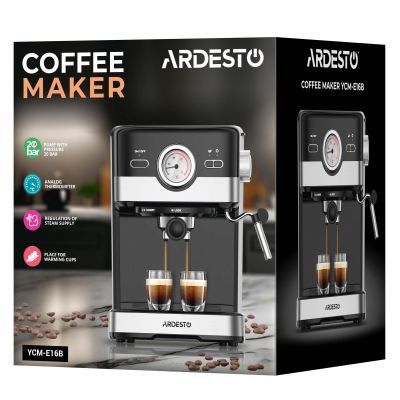 Рожковая кофеварка эспрессо ARDESTO (YCM-E16B)