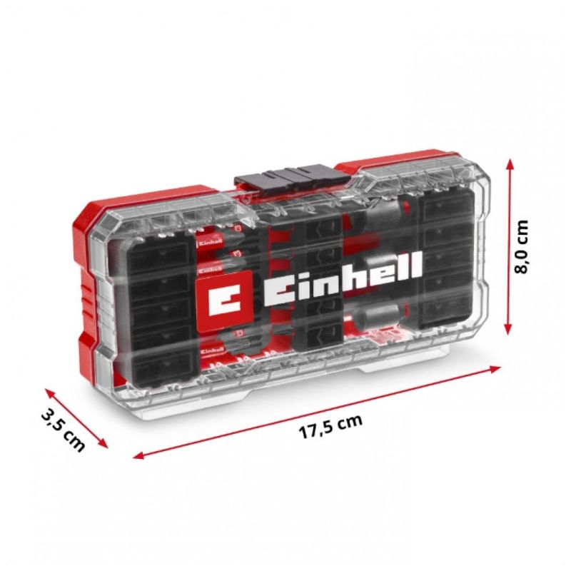 Набір біт Einhell біт і головок, 1/4", 28шт, кейс (108703)