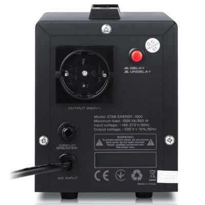Стабілізатор напруги REAL-EL STAB ENERGY-1000 (EL122400012)