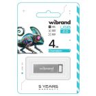 USB флеш накопитель Wibrand 4GB Chameleon Silver USB 2.0 (WI2.0/CH4U6S)