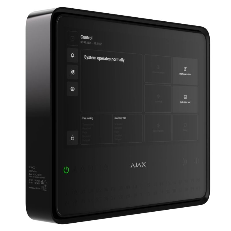 Модуль управления умным домом Ajax (EN54 Fire Hub black)