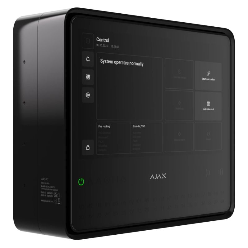 Модуль управления умным домом Ajax (EN54 Fire Hub black)