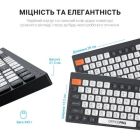 Клавиатура OfficePro (SK985BO) Bluetooth/Wireless UA Black/White (SK985BO)