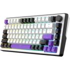 Клавиатура Hator Hellyberry (HK75) Mechanical Linear RGB USB UA White/Violet (HK75)
