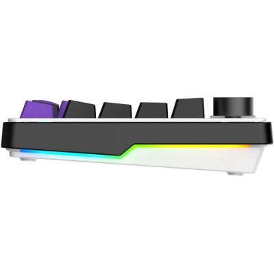 Клавиатура Hator Hellyberry (HK75) Mechanical Linear RGB USB UA White/Violet (HK75)