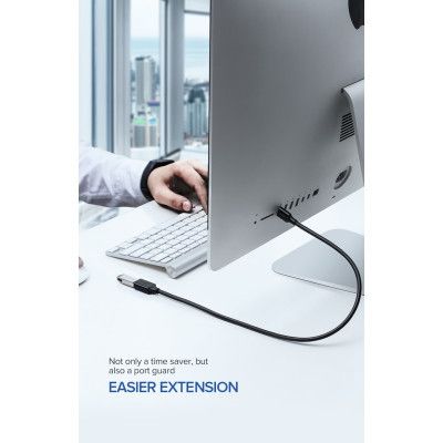 Дата кабель USB 3.0 AM/AF 2.0m US129 Black Ugreen (10373)
