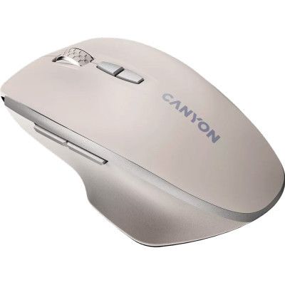 Мишка Canyon MW-21 Wireless Blue LED Cosmic Latte (CNS-CMSW21CL)