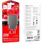 Зарядное устройство HOCO CS24A Puerto USB-C PD25W Black (6942007639750)