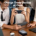 Батарея универсальная Vention 20000 mAh 45W Mini with Built-in USB-C Cable Gray (FHGH0)