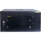 Шкаф настенный GEAR 6U 19\'\' 600x600x350 мм, + полка 19", black (GWMSN-6U-600-600)