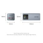 Батарея универсальная Vention 20000 mAh 100W Gray TFT Display Type (FKCH0)