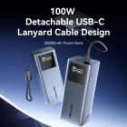 Батарея универсальная Vention 20000 mAh 100W Gray TFT Display Type (FKCH0)