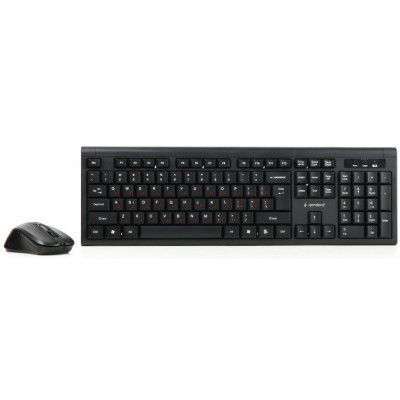 Комплект Gembird (KBS-WM-03-UA) Wireless Black (KBS-WM-03-UA)
