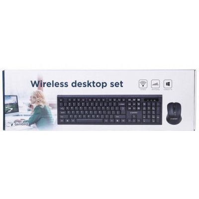 Комплект Gembird (KBS-WM-03-UA) Wireless Black (KBS-WM-03-UA)