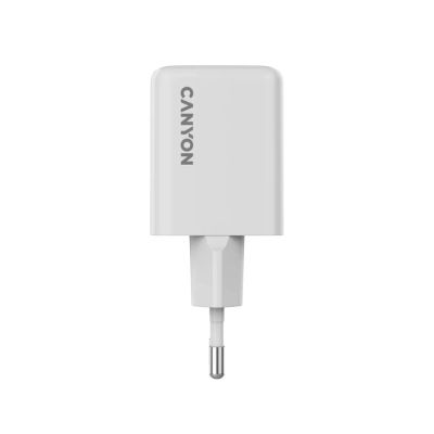 Зарядний пристрій Canyon CU35CC GaN 35W 2xPD EU White (CNS-CUW35CC)
