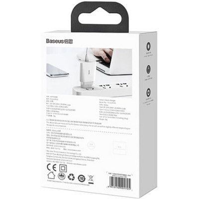 Зарядное устройство Baseus Speed Mini Quick Charger White (CCFS-SN02)