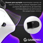 Геймпад GamePro (GPS13W) BT 5.3/USB/PC/iOS/Android/PS3/PS4 RGB White (GPS13W)
