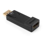 Переходник Display Port M to HDMI F Vinga (VCPADPF2HDMIMBK)