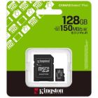 Карта памяти Kingston 128GB (з SD адаптером) Class 10 UHS-I U1 V10 A1 (SDCS3/128GB)