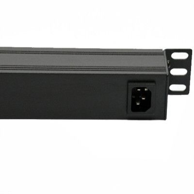 Силовий блок Eserver 19" 9 розеток, без выкл., без кабеля, алюм. корпус, 16А (WT-2261A-GER-9WAY-WO)
