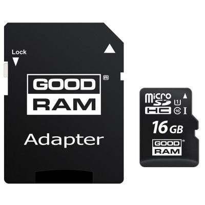 Карта пам\'яті Goodram 16GB microSDHC Class 10 (M1AA-0160R12)