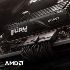 Модуль пам\'яті для комп\'ютера DDR4 32GB 3600 MHz Fury Beast Black Kingston Fury (ex.HyperX) (KF436C18BB/32)