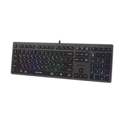 Клавиатура A4Tech FX60H USB Grey Neon backlit (4711421978309)