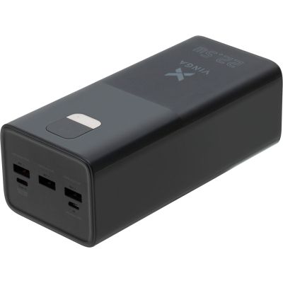 Батарея универсальная Vinga 40000 mAh 22.5W Display Black (VPBB4022)