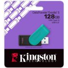 USB флеш накопитель Kingston 128GB DataTraveler Exodia S Black/Turquoise USB 3.2 (DTXS/128GB)