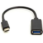 Дата кабель OTG USB 2.0 AF to USB-C 0.1m PowerPlant (CA911837)