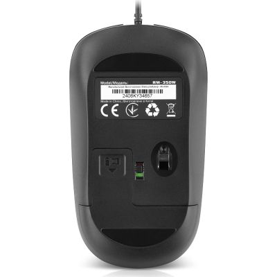 Мишка REAL-EL RM-222 USB Black/Gray (EL123200040)