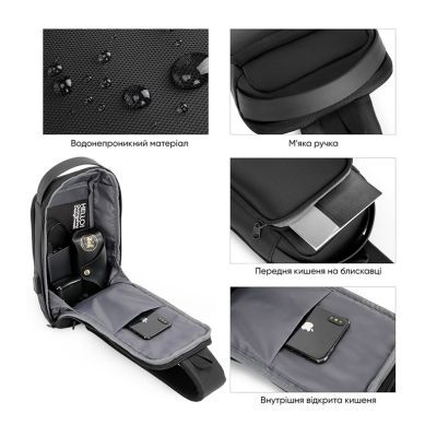 Рюкзак для ноутбука Porto 10" RNC-4043 Black (RNC-4043BK)