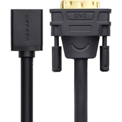 Переходник DVI M to HDMI F 0.22m black Ugreen (20118)