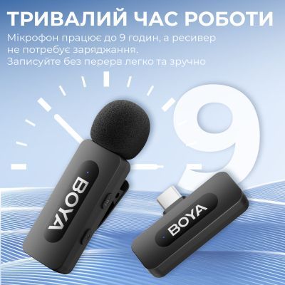 Микрофон Boya (BY-V20) Type-C Black (BY-V20)