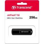 USB флеш накопитель Transcend 256GB JetFlash 700 Black USB 3.1 (TS256GJF700)